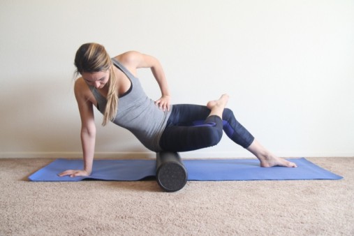 Цилиндр для пилатес EVA 90 см Original Fit.Tools премиум (высокая плотность)