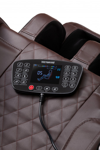 Массажное кресло VictoryFit VF-M76 Brown (цвет обивки: коричневый)