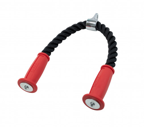 Гибкая тяга (канат) для трицепса двойная REBEL с резиновыми наконечниками Гибкая тяга (канат) для трицепса двойная REBEL с резиновыми наконечниками