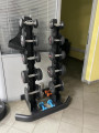 Стойка для хранения 10-ти пар хромированных гантелей Aerofit AFDR110