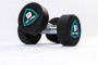 Гантели в уретане LIVEPRO Studio Dumbbells 10 кг, черный/синий