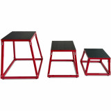 Комплект тумб UNIX Fit PRO для прыжков плиобокс 3 шт.