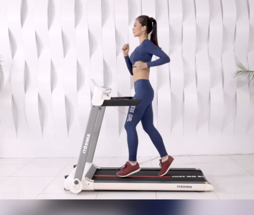 Ультратонкая дизайнерская беговая дорожка Itosima Shape складная электрическая