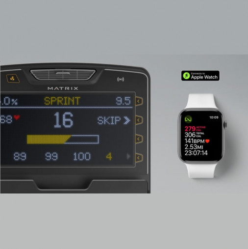 Беговая дорожка Matrix Performance. Консоль Premium LED