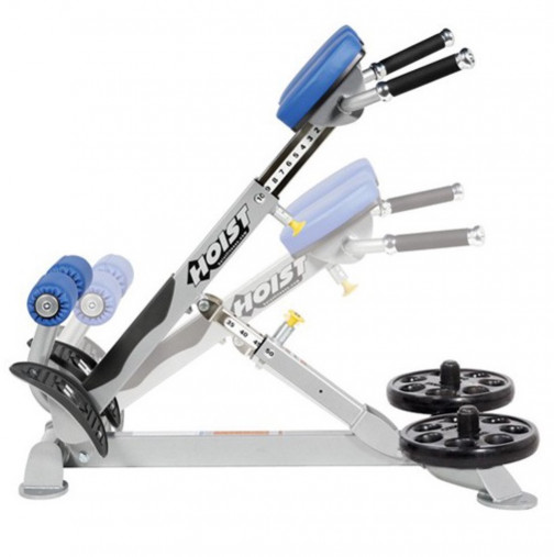 Гиперэкстензия с регулируемым углом наклона Hoist CF-3663 (цвет рамы: черный/ обивка: черный)