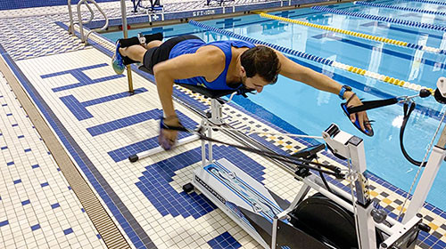 Тренажер для плавания Kayak Pro SwimFAST PRO Ergometr в комплекте с консолью (ANT+ Heart Rate)