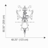 Мультистанция Hoist V4 Elite Gym с опцией Жим для ног HV-SLP