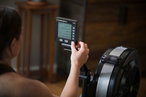 Комплект из 3-х кроссфит тренажеров Concept2: лыжный SkiErg с подставкой + гребной Model D + вело BikeErg