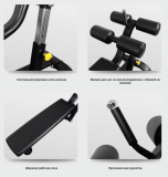 BRONZE GYM BR-1005 Регулируемая скамья для пресса