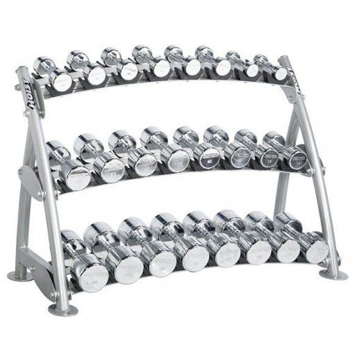 Подставка под хромированные гантели на 12 пар Hoist Beauty Bell Rack CF-3462-3