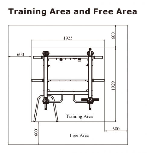 Многофункциональный силовой комплекс ENCORE ES2100 со встроенными весовыми стеками - 2 * 91 кг