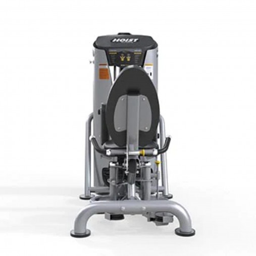 Приводящие, Отводящие ног HOIST HD-3800 грузоблочный тренажер со стеком 82 кг (цвет рамы: платиновый / подушки: черные)