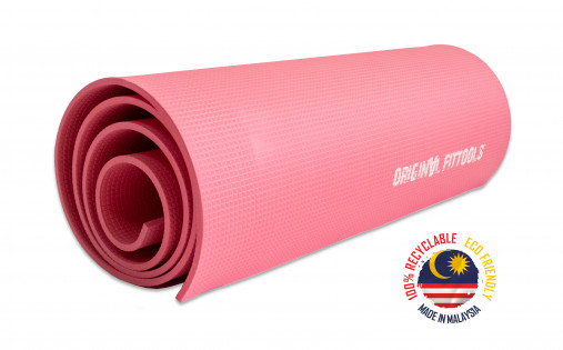 Мат для аэробики 6 мм розовый OFT FT-MPM6PK (KAMA)