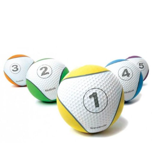 Медицинский мяч (4 кг, синий) Reebok RE-21124