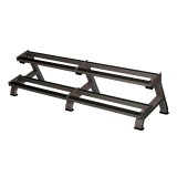 Стойка для для 20 пар гексогональных гантелей двухрядная OFT