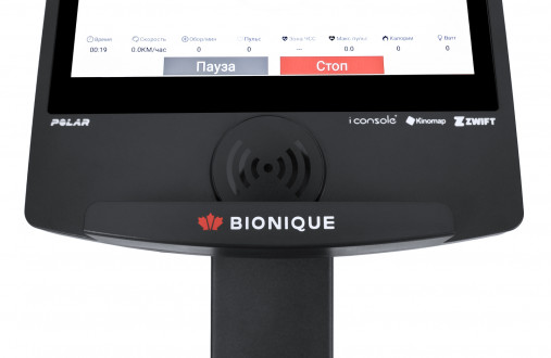 Эллиптический тренажер Bionique F-Drive G60 (10.1" TFT дисплей), профессиональный с русификацией и сменным шагом 42-46-51 см