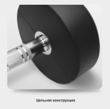 Набор обрезиненных гантелей BRONZE GYM (пара) от 2,5 до 25кг, шаг 2,5кг