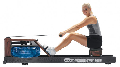 Тренажер гребной WaterRower 150 с дисплеем S4 Club COMM (ясень окрашенный)