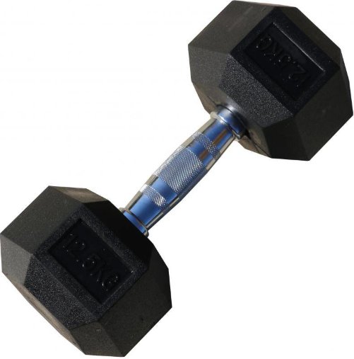 Комплект гантелей ZSO гексагональных обрезиненных от 12.5 до 20 кг, 4 пары (130 кг)