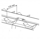 AeroFit AFDBR10 Стойка для хранения 10-ти пар гантелей