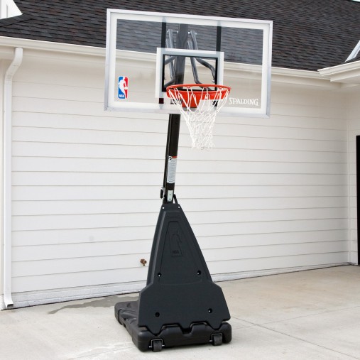 Мобильная стойка Spalding NBA Platinum 60" Square Acrylic
