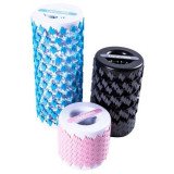 Складной массажный ролик LIVEPRO Telescopic Fascia Roller длина 13,5 - 35,5 см, диаметр 13,5 см, голубой