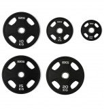 Набор олимпийских дисков 51 мм BRONZE GYM 2,5-20 кг (105 кг) с хватами