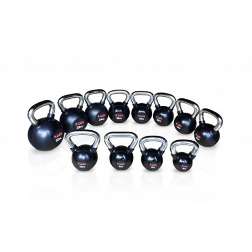 Стальная обрезиненная гиря со стальной рукояткой Smith Strength, Размер: 14 кг