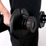 Пара регулируемых гантелей Liveup LS2315 по 40 кг на подставке