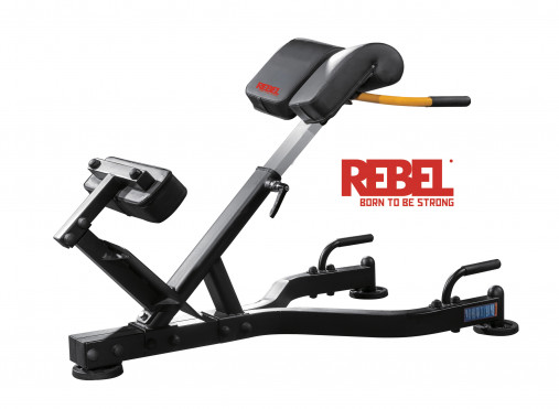 ​Тренажер для разгибания спины гиперэкстензия силовая REBEL P3 регулируемая