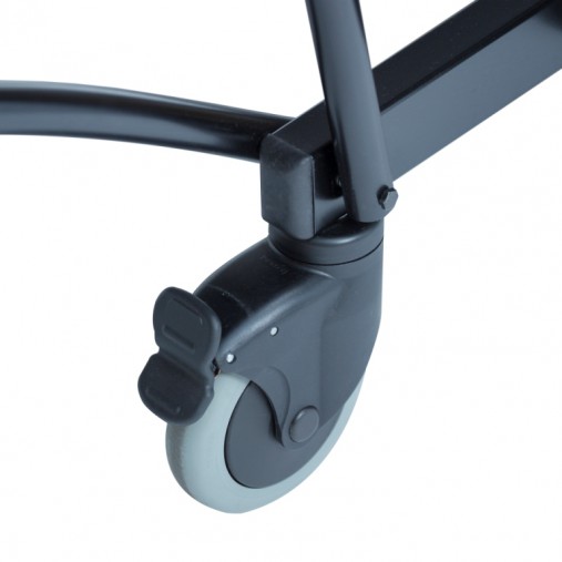 Теннисный стол Cornilleau Competition 850 Wood (серый) - колесики для транспортировки оснащены тормозами