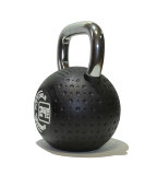 Гиря 24 кг с хромированной ручкой полиуретановая (CPU) 