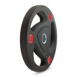 Диск 51 мм. полиуретановый с 3-мя хватами 25 кг VictoryFit олимпийский