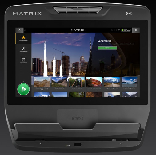 Лестница-степпер Matrix Performance. Консоль Touch XL Base