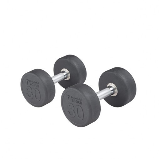 Набор полиуретановых гантелей Body-Solid от 5 до 50 lb (пары) со стойкой