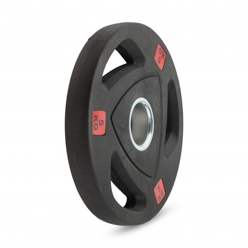 Набор дисков 51 мм. с 3-мя хватами от 2,5-25 кг VictoryFit (155 кг, 6 пар) серии ST с полиуретановым покрытием