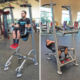 Hoist HF-5962 Турник Пресс Брусья (для зала) серебряный/черный