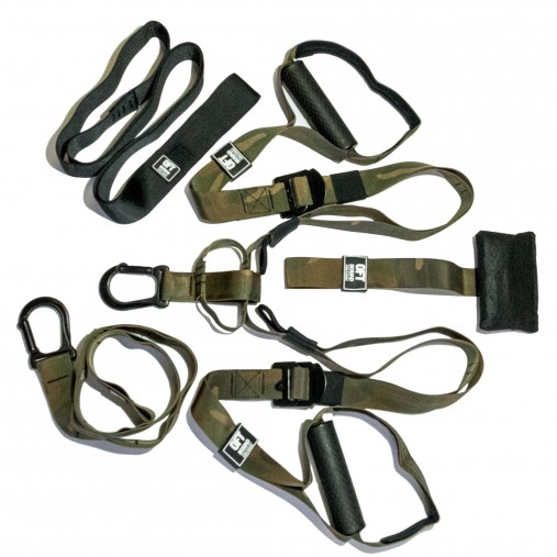 Петли для функционального тренинга хаки SQUAD OFT с дополнительным карабином Петли для функционального тренинга хаки SQUAD OFT с дополнительным карабином