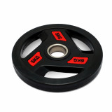 Диск обрезиненный c хватом UNIX Fit PRO 5 кг, 51 мм, олимпийский, красный