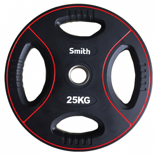 Диск для штанги Smith PUWP12-25 полиуретановый, 25кг
