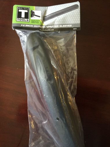 Адаптер (переходник) под блины с ø25 на ø50 мм, длина 35 см Body-Solid OAS14