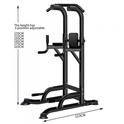 Напольный турник VictoryFit VF-T55 регулируемый, с брусьями и отжиманием