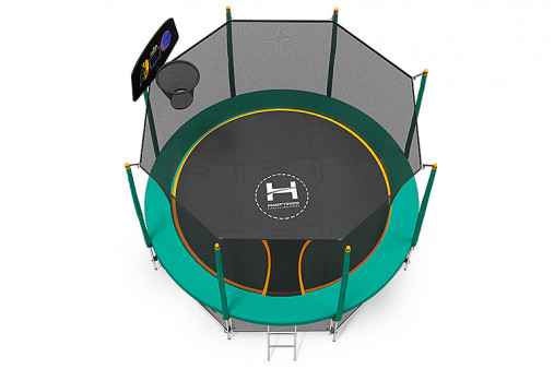 Батут Hasttings Classic Game Green 15FT (4,6 м) с баскетбольным сетом