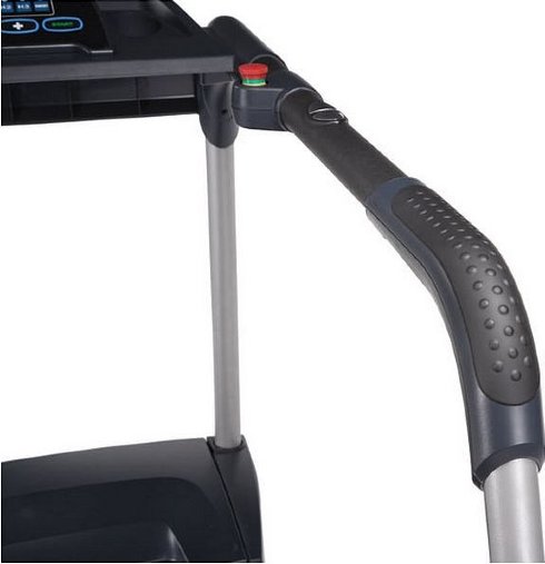 Удобные и надежные нескользящие рукоятки у беговой дорожки AeroFIT WALKPAL 1.5 для реабилитации