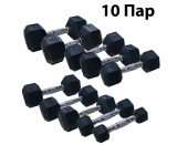 Гантельный ряд DFC от 1 кг до 10 кг Гантельный ряд DFC от 1 кг до 10 кг