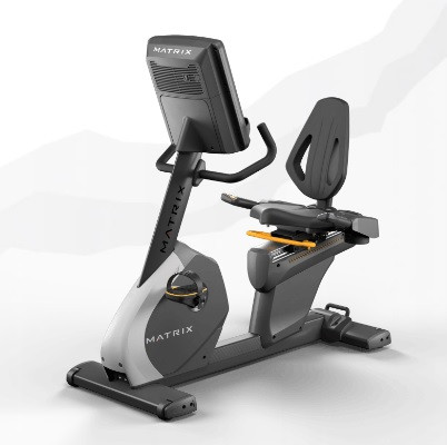 Горизонтальный велотренажер Matrix Performance. Консоль Touch Base