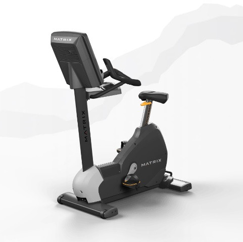 Вертикальный велотренажер Matrix Performance. Консоль Touch