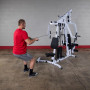 Многофункциональный силовой тренажер Body-Solid EXM2500S мультистанция двухпозиционная со стеком 95кг