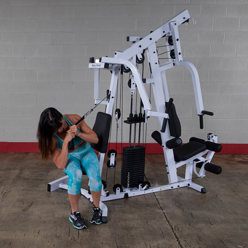 Многофункциональный силовой тренажер Body-Solid EXM2500S мультистанция двухпозиционная со стеком 95кг