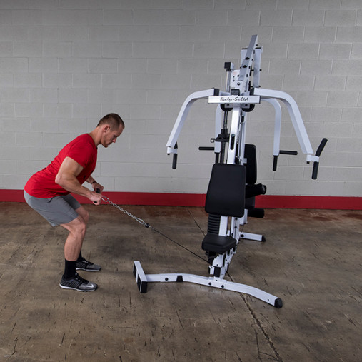 Многофункциональный силовой тренажер Body-Solid EXM2500S мультистанция двухпозиционная со стеком 95кг